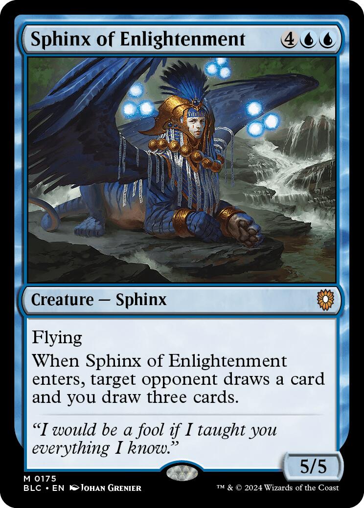 Sphinx of Enlightenment [Bloomburrow Commander] | Card Citadel