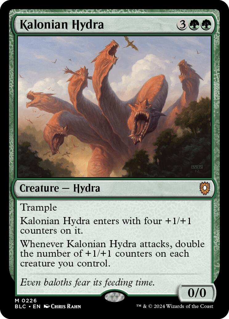 Kalonian Hydra [Bloomburrow Commander] | Card Citadel