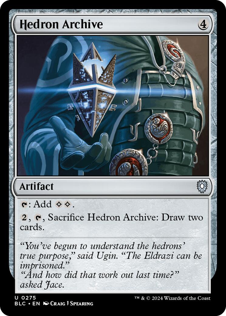 Hedron Archive [Bloomburrow Commander] | Card Citadel