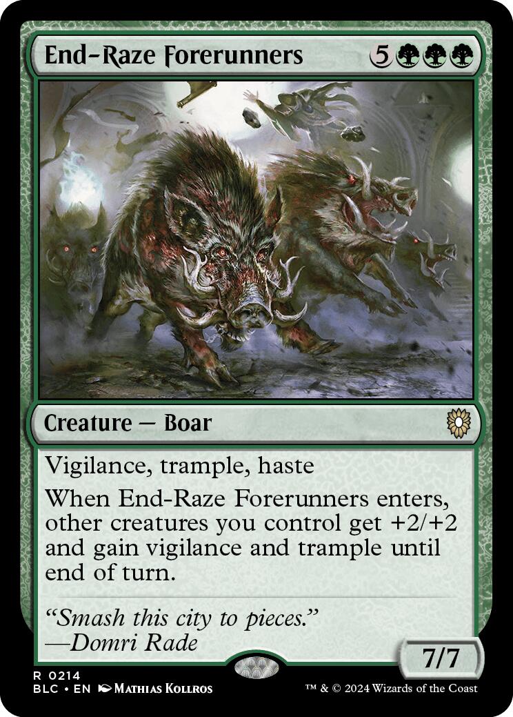 End-Raze Forerunners [Bloomburrow Commander] | Card Citadel