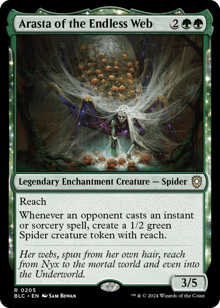 Arasta of the Endless Web [Bloomburrow Commander] | Card Citadel