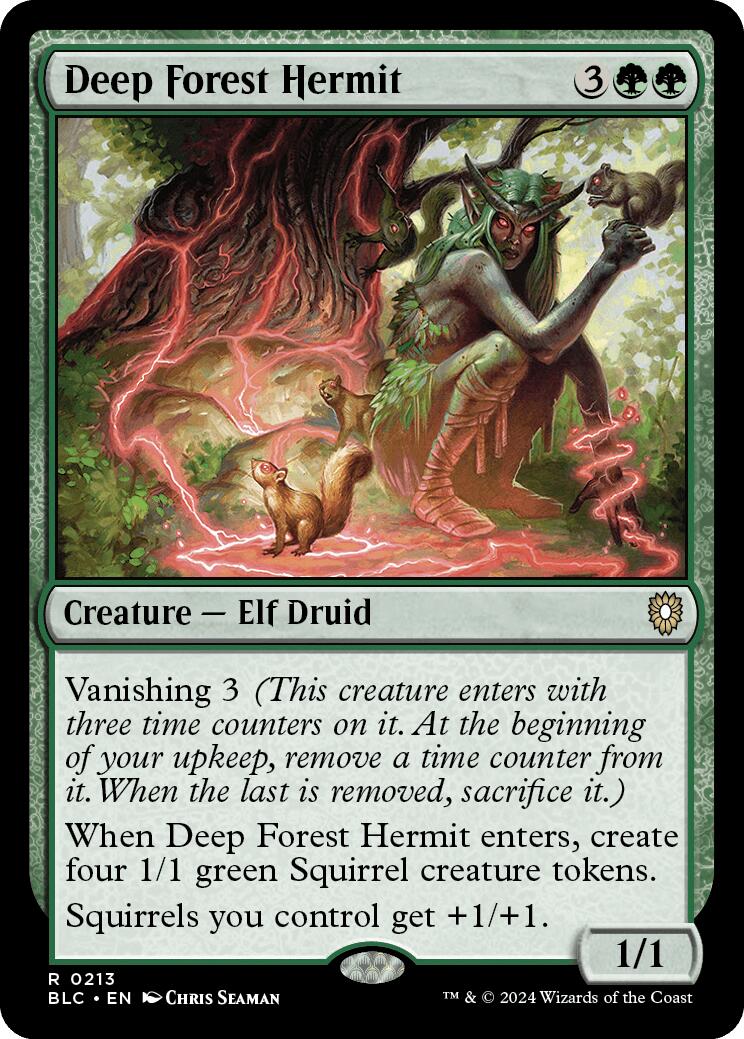 Deep Forest Hermit [Bloomburrow Commander] | Card Citadel