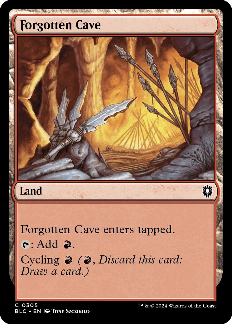 Forgotten Cave [Bloomburrow Commander] | Card Citadel