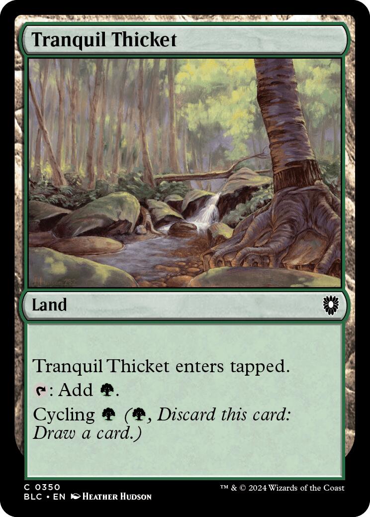 Tranquil Thicket [Bloomburrow Commander] | Card Citadel