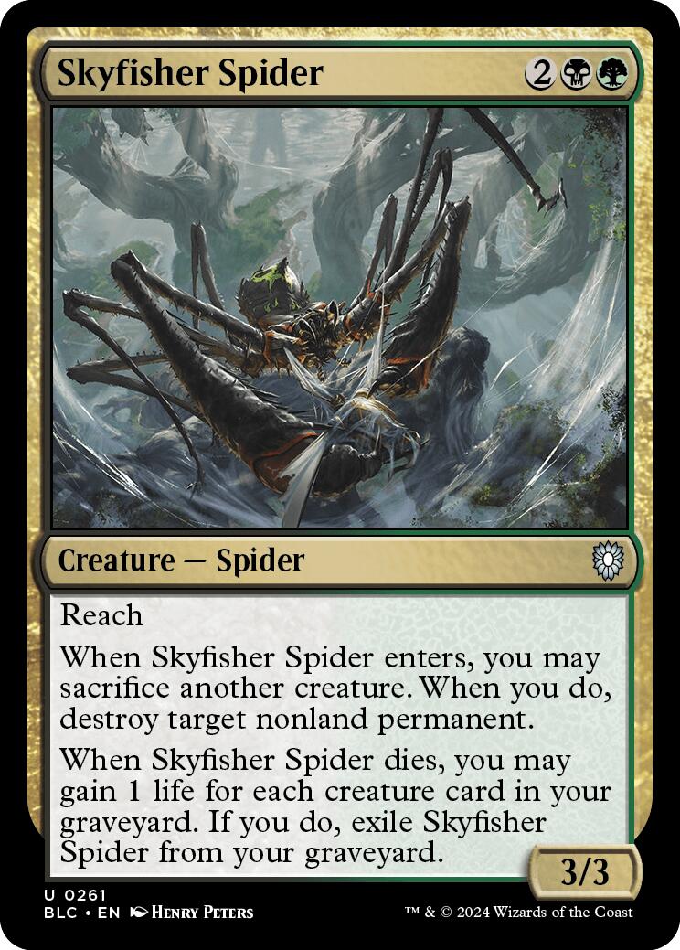 Skyfisher Spider [Bloomburrow Commander] | Card Citadel