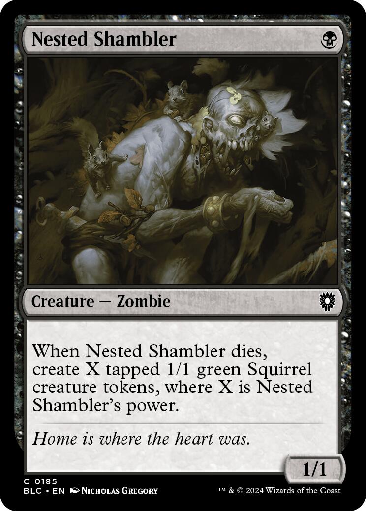 Nested Shambler [Bloomburrow Commander] | Card Citadel