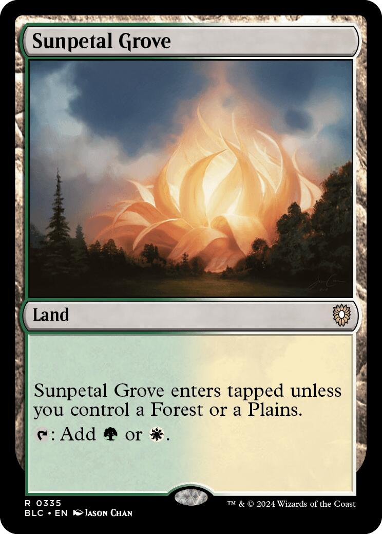 Sunpetal Grove [Bloomburrow Commander] | Card Citadel