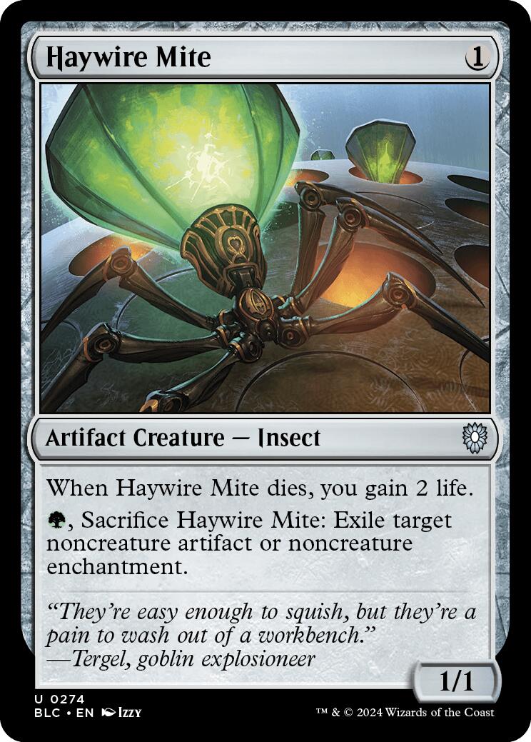 Haywire Mite [Bloomburrow Commander] | Card Citadel