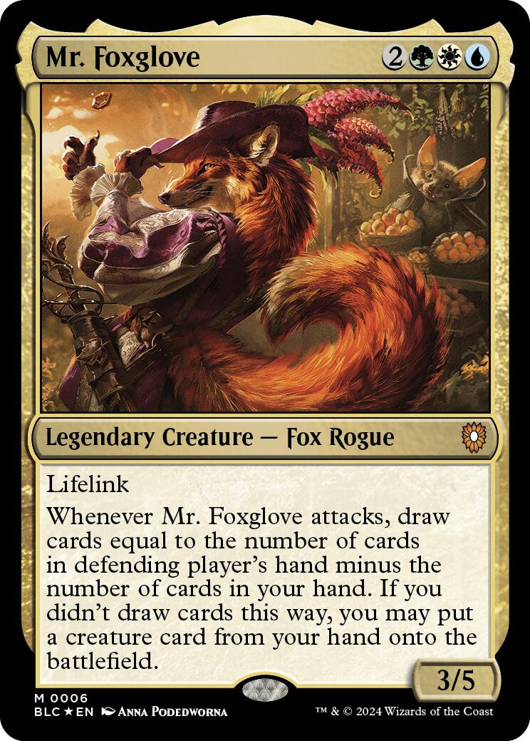 Mr. Foxglove [Bloomburrow Commander] | Card Citadel