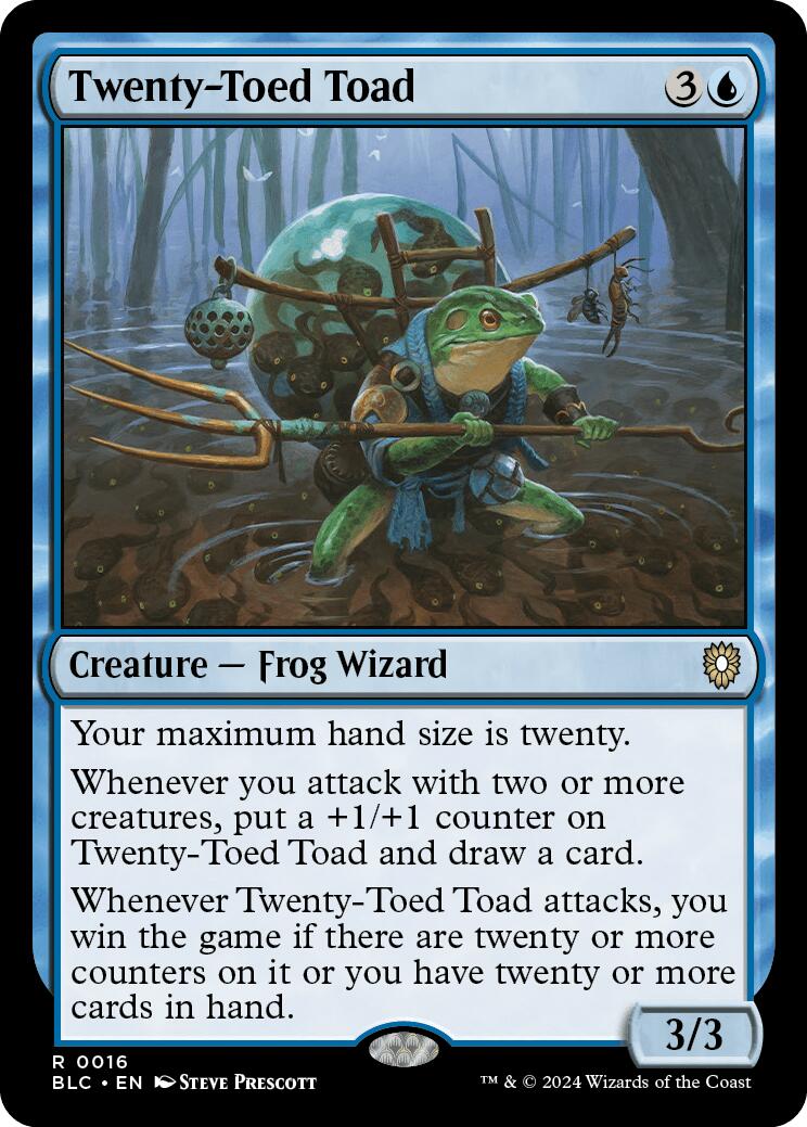 Twenty-Toed Toad [Bloomburrow Commander] | Card Citadel