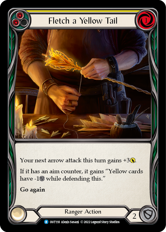 Fletch a Yellow Tail (Yellow) [OUT110] (Outsiders) | Card Citadel