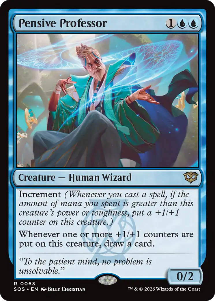 Pensive Professor [Secrets of Strixhaven] | Card Citadel