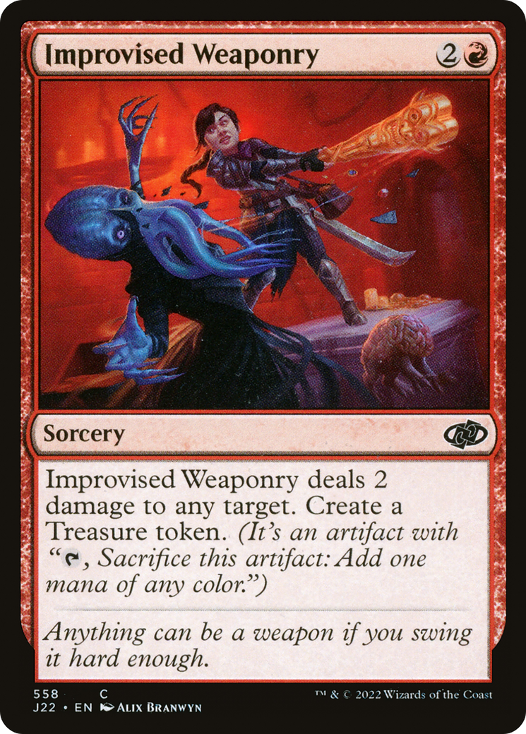 Improvised Weaponry [Jumpstart 2022] | Card Citadel