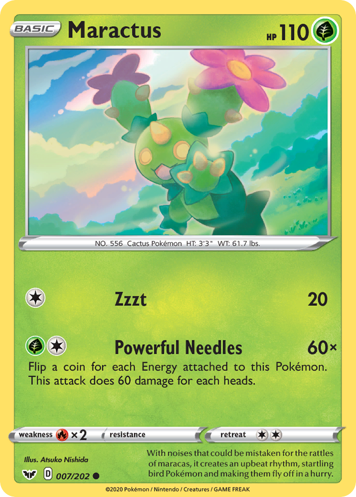 Maractus (007/202) [Sword & Shield: Base Set] | Card Citadel