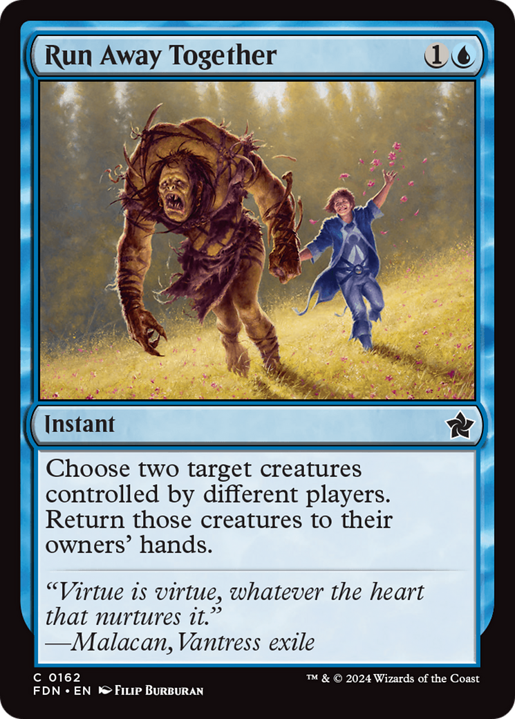 Run Away Together [Foundations] | Card Citadel