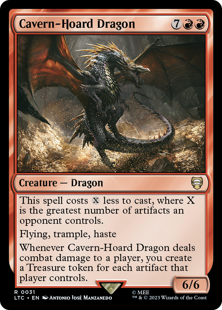 Cavern-Hoard Dragon [The Lord of the Rings: Tales of Middle-Earth Commander] | Card Citadel