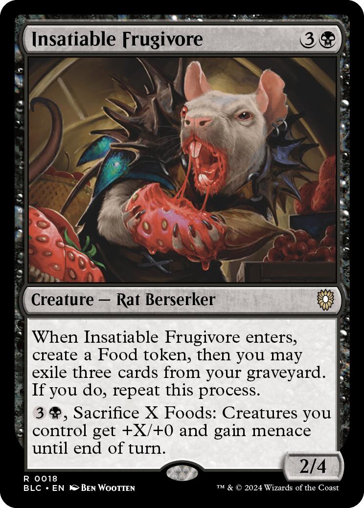 Insatiable Frugivore [Bloomburrow Commander] | Card Citadel