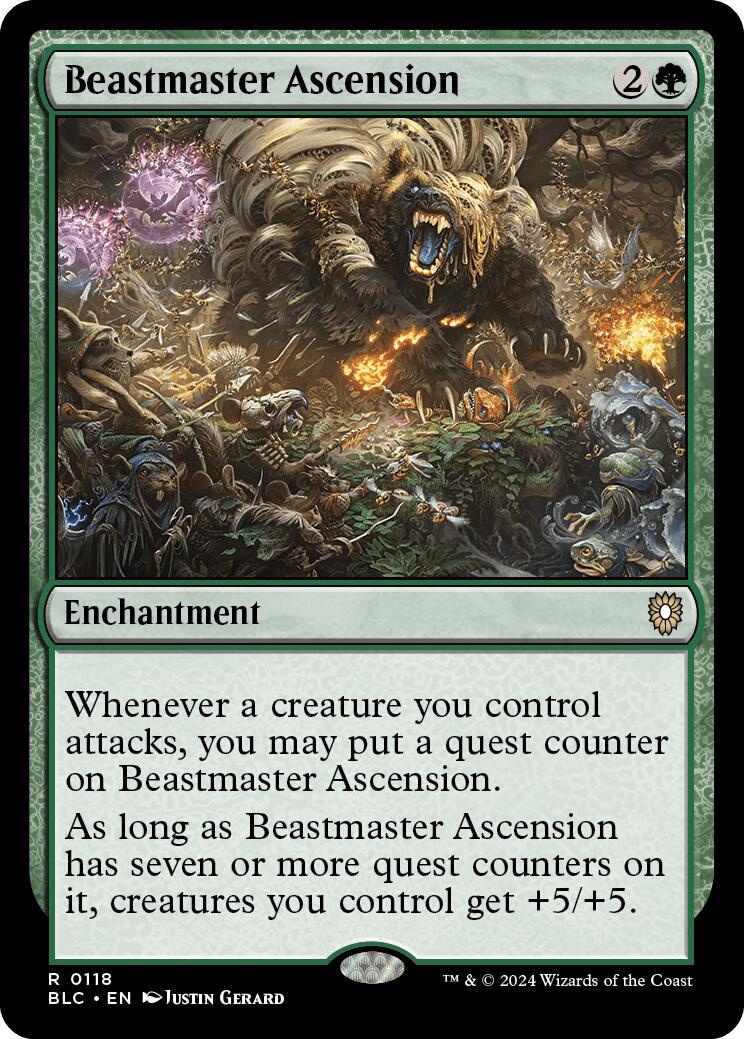 Beastmaster Ascension [Bloomburrow Commander] | Card Citadel