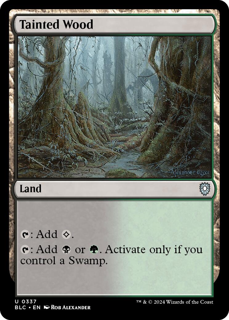 Tainted Wood [Bloomburrow Commander] | Card Citadel