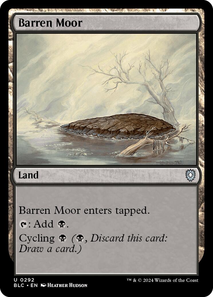 Barren Moor [Bloomburrow Commander] | Card Citadel