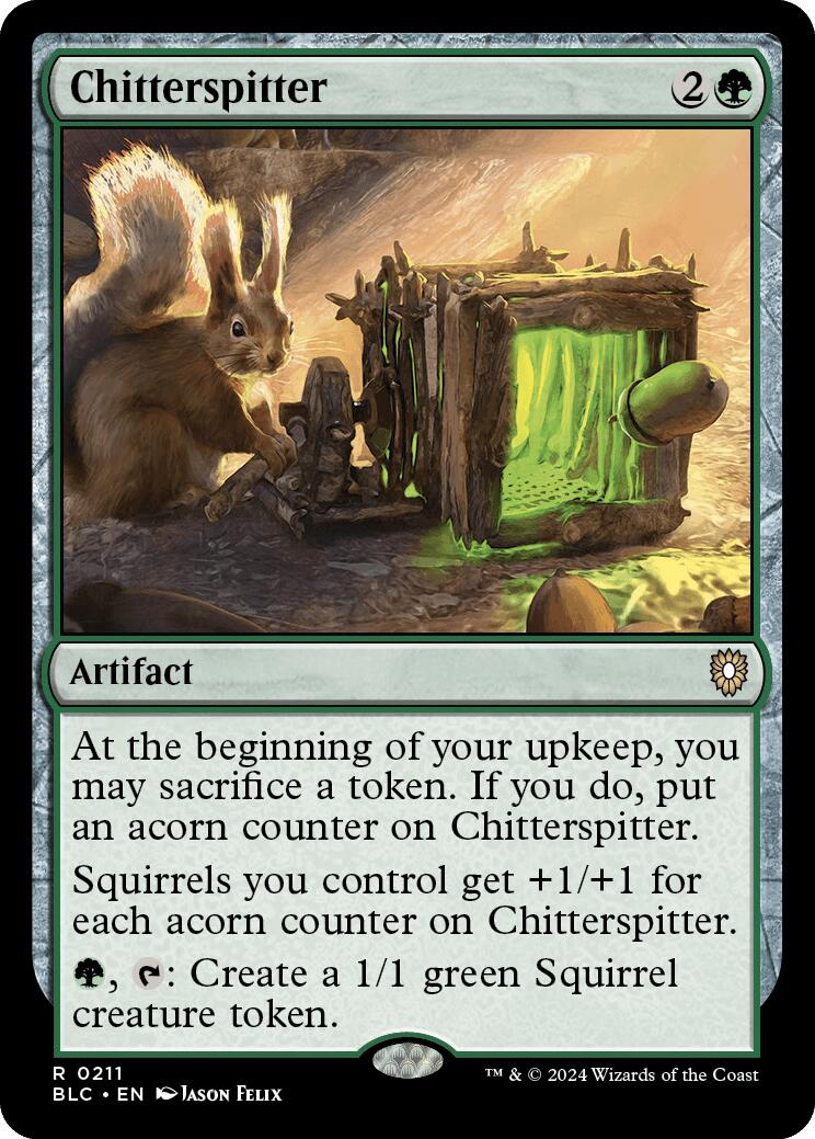 Chitterspitter [Bloomburrow Commander] | Card Citadel