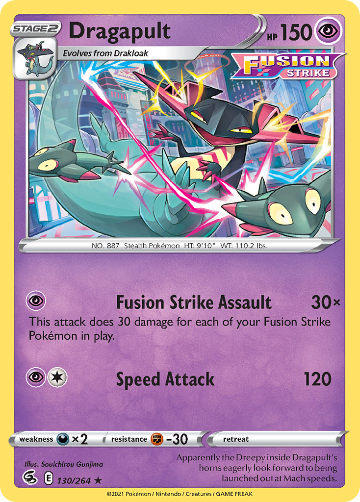 Dragapult (130/264) (Theme Deck Exclusive) [Sword & Shield: Fusion Strike] | Card Citadel