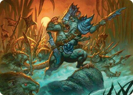 Persistent Marshstalker Art Card [Bloomburrow Art Series] | Card Citadel