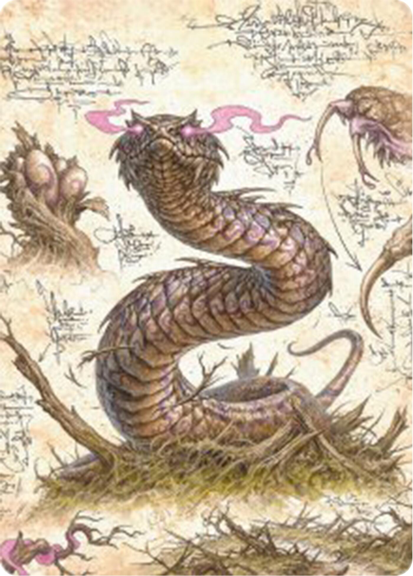 Rottenmouth Viper Art Card [Bloomburrow Art Series] | Card Citadel