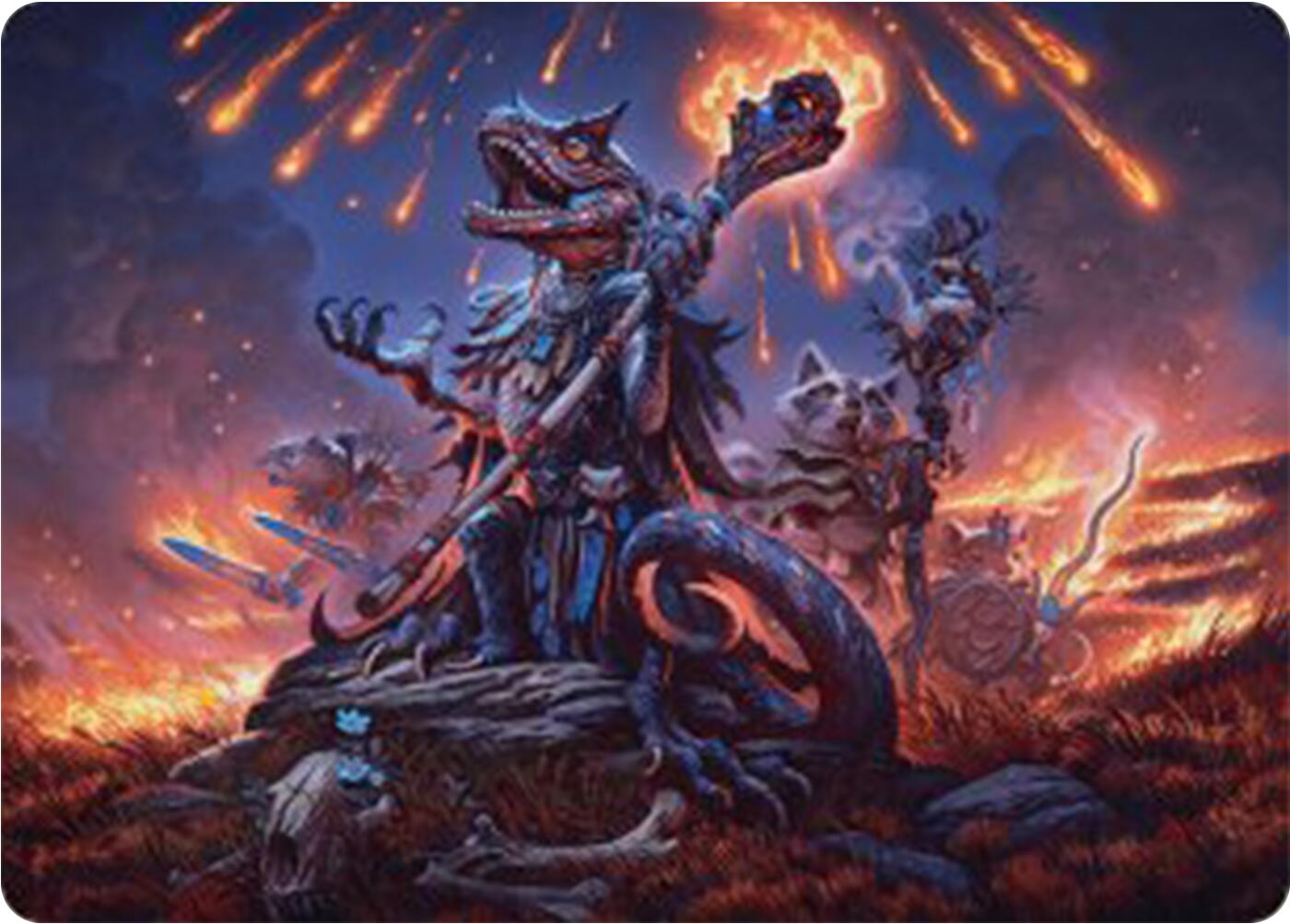 Valley Flamecaller Art Card [Bloomburrow Art Series] | Card Citadel
