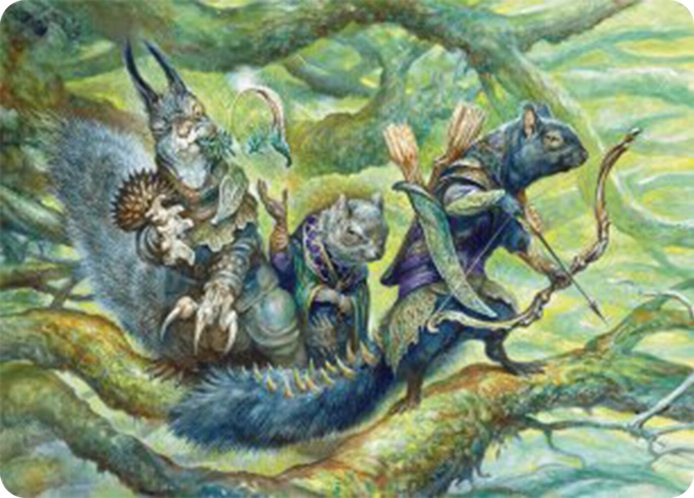 The Odd Acorn Gang Art Card [Bloomburrow Art Series] | Card Citadel