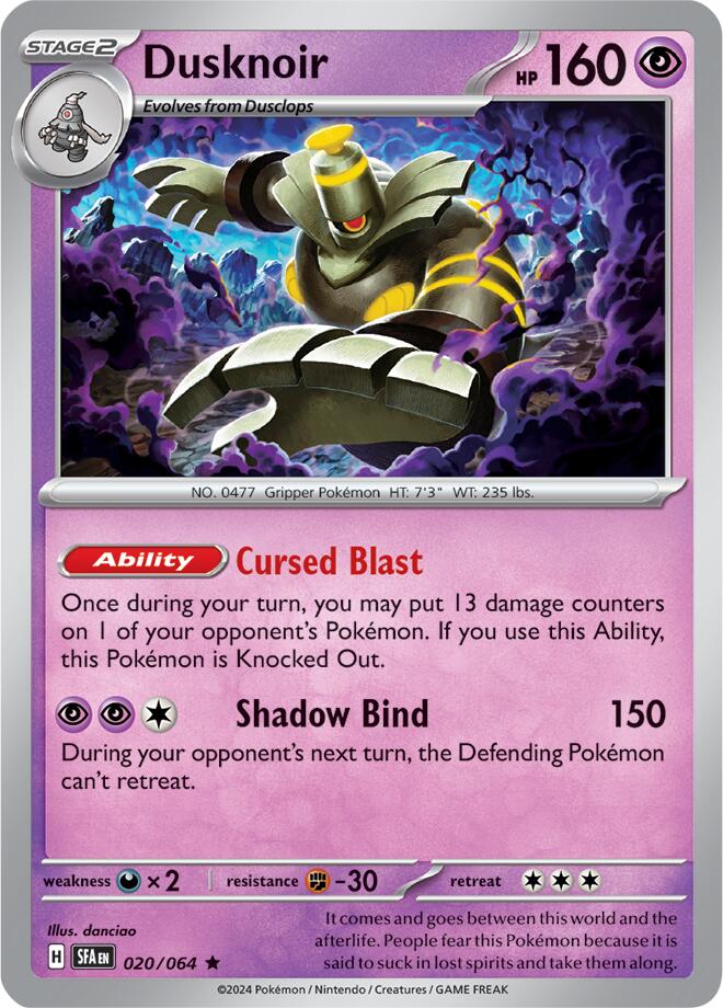 Dusknoir (020/064) [Scarlet & Violet: Shrouded Fable] | Card Citadel