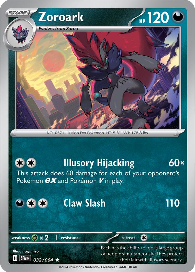 Zoroark (032/064) [Scarlet & Violet: Shrouded Fable] | Card Citadel