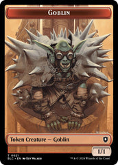 Goblin // Thopter Double-Sided Token [Bloomburrow Commander Tokens] | Card Citadel