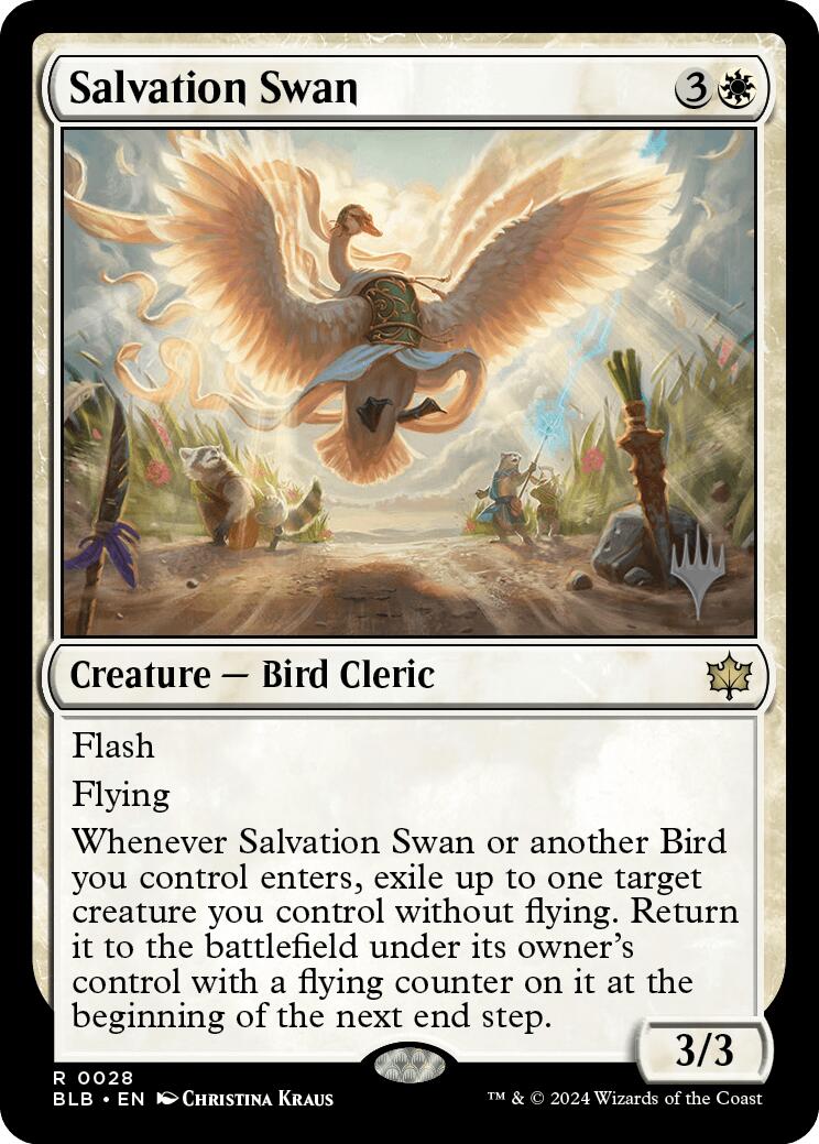 Salvation Swan (Promo Pack) [Bloomburrow Promos] | Card Citadel