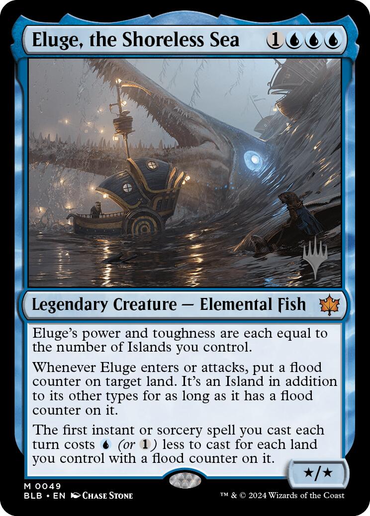 Eluge, the Shoreless Sea (Promo Pack) [Bloomburrow Promos] | Card Citadel