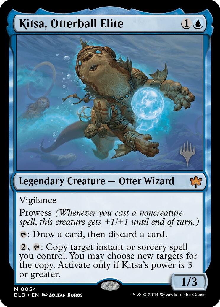 Kitsa, Otterball Elite (Promo Pack) [Bloomburrow Promos] | Card Citadel