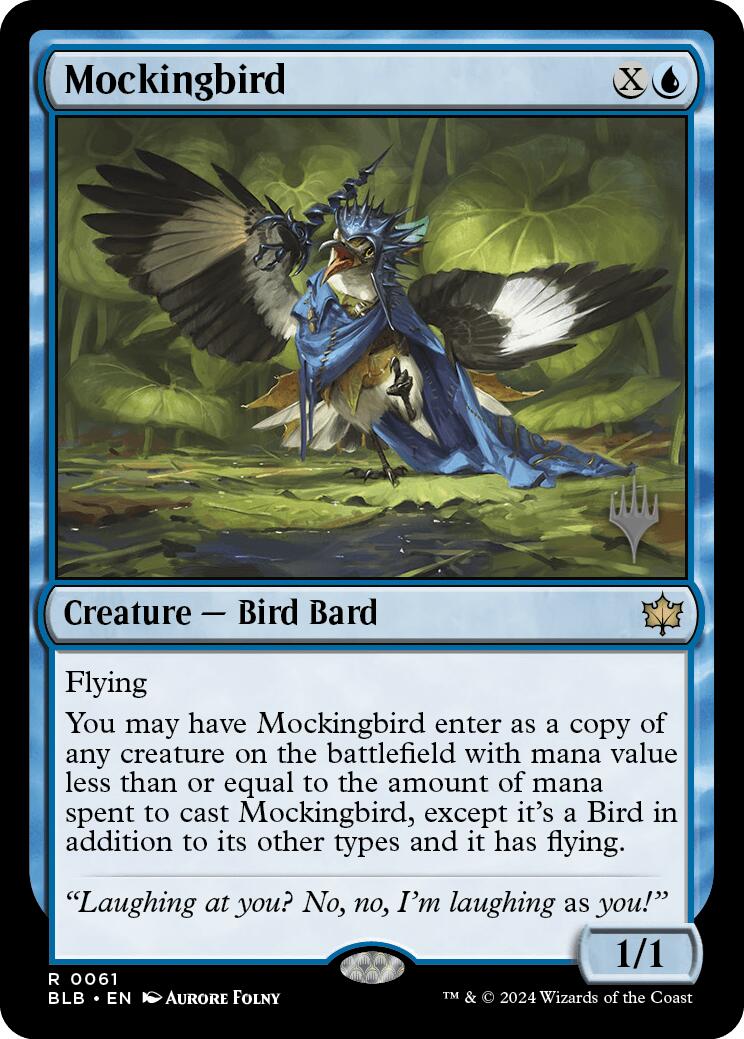 Mockingbird (Promo Pack) [Bloomburrow Promos] | Card Citadel