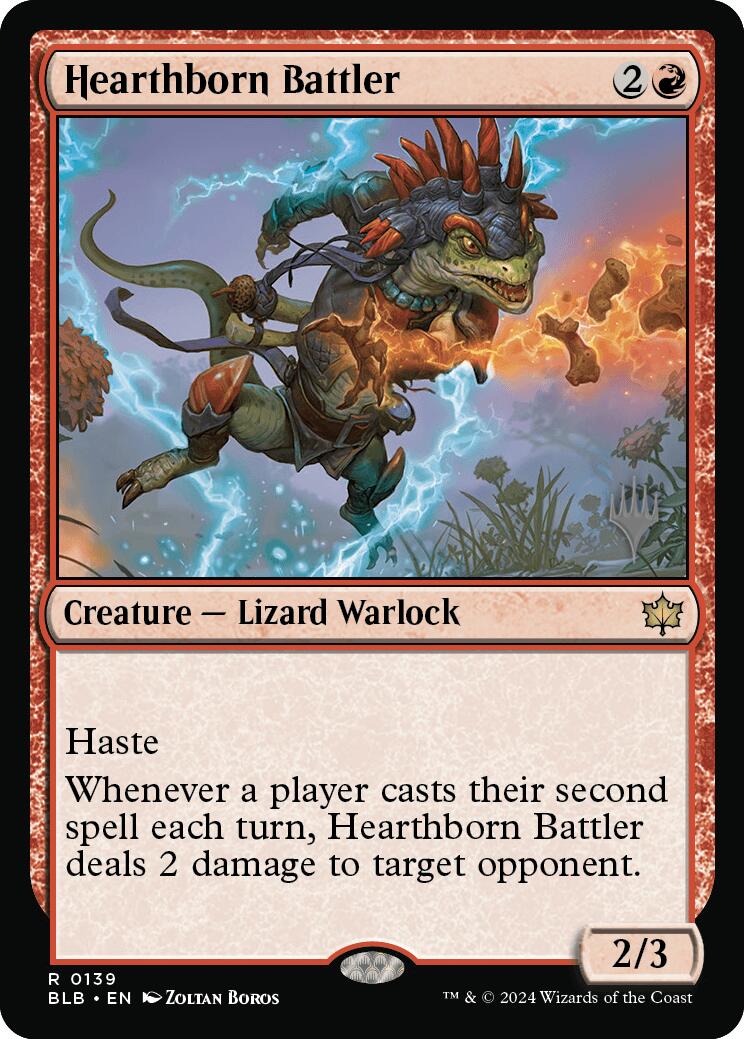 Hearthborn Battler (Promo Pack) [Bloomburrow Promos] | Card Citadel