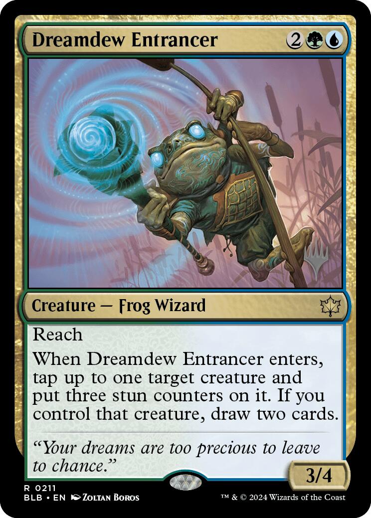 Dreamdew Entrancer (Promo Pack) [Bloomburrow Promos] | Card Citadel