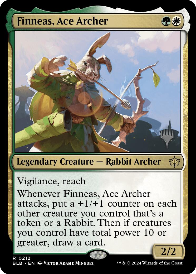 Finneas, Ace Archer (Promo Pack) [Bloomburrow Promos] | Card Citadel