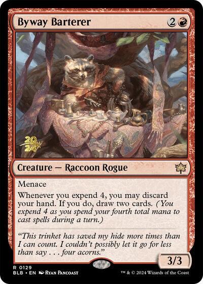 Byway Barterer [Bloomburrow Prerelease Promos] | Card Citadel