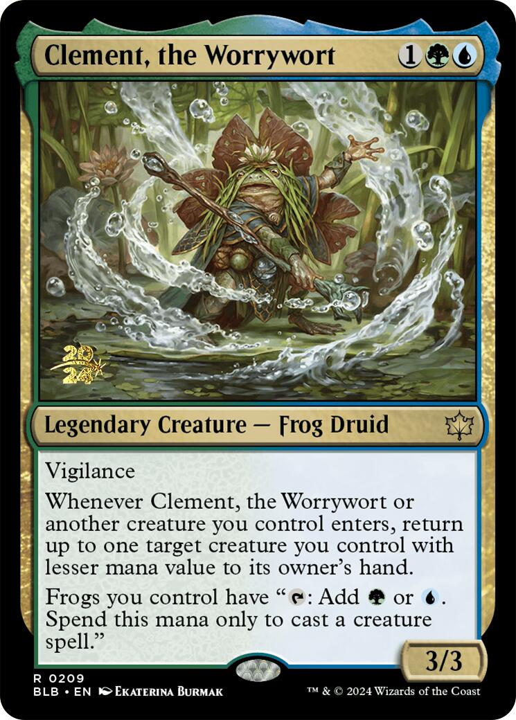 Clement, the Worrywort [Bloomburrow Prerelease Promos] | Card Citadel