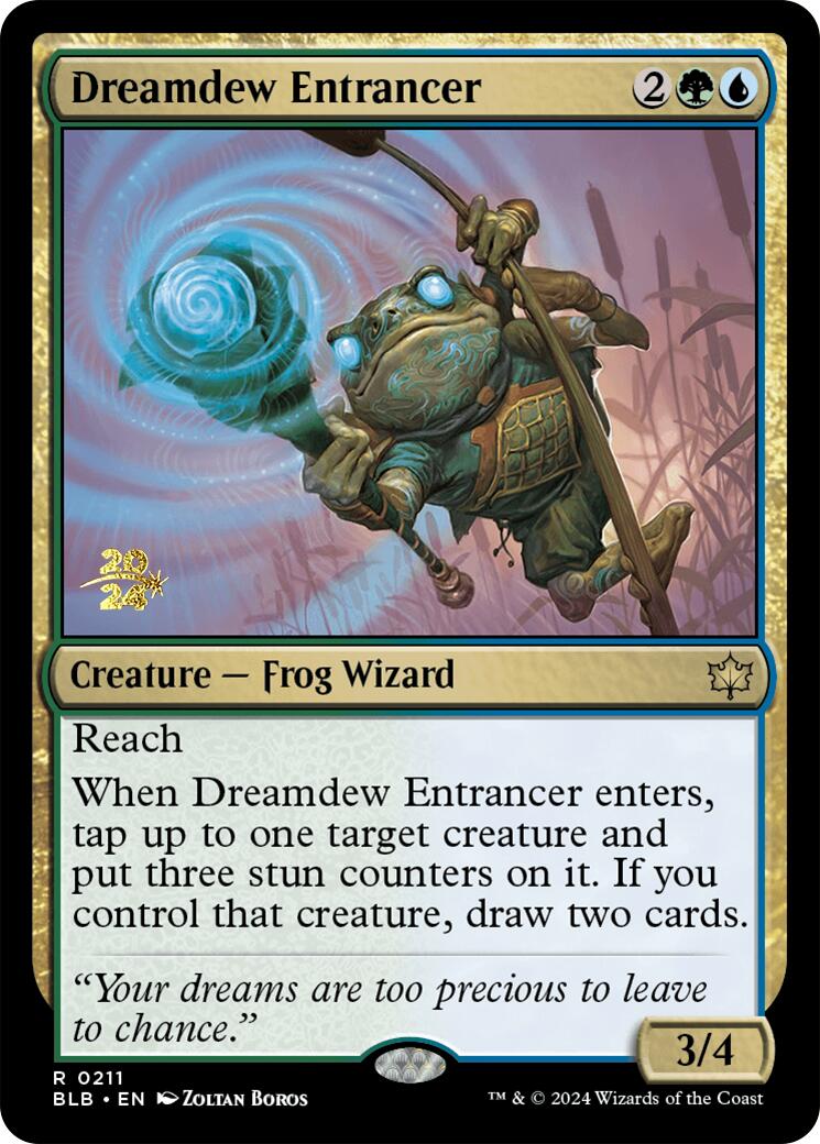 Dreamdew Entrancer [Bloomburrow Prerelease Promos] | Card Citadel