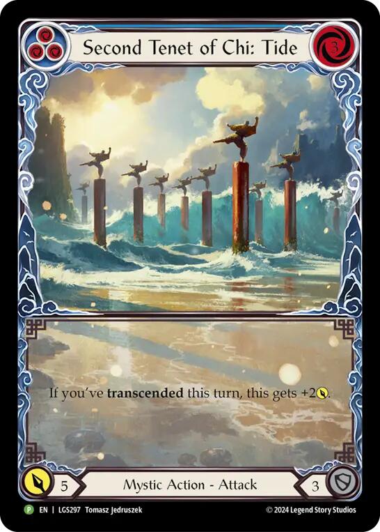 Second Tenet of Chi: Tide [LGS297] (Promo)  Rainbow Foil | Card Citadel