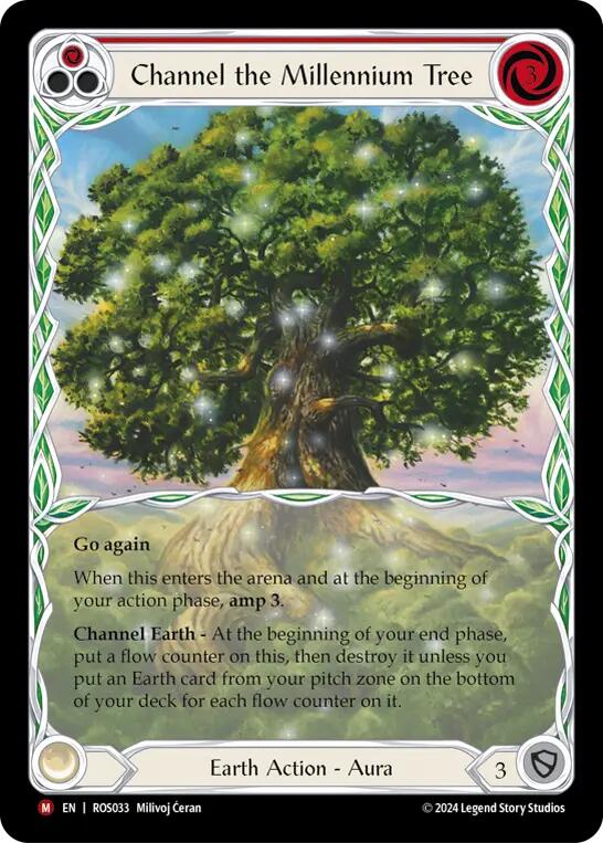 Channel the Millennium Tree [ROS033] (Rosetta)  Rainbow Foil | Card Citadel