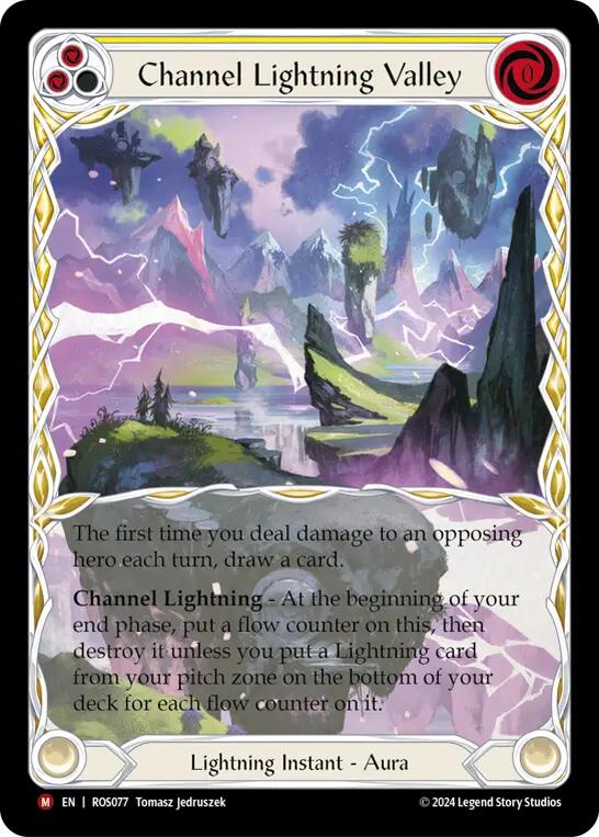 Channel Lightning Valley [ROS077] (Rosetta)  Rainbow Foil | Card Citadel