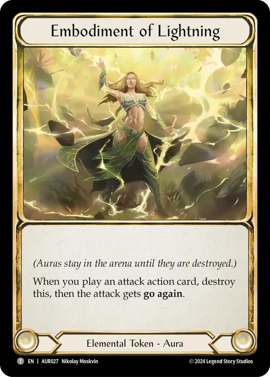 Embodiment of Lightning [AUR027] (1st Strike) | Card Citadel