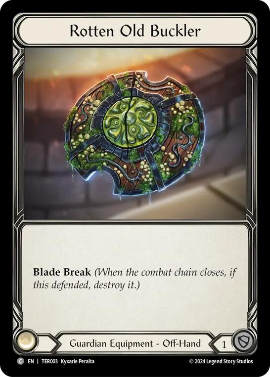 Rotten Old Buckler [TER003] (1st Strike) | Card Citadel