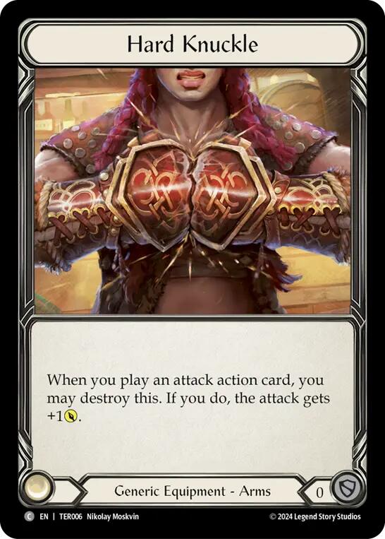 Hard Knuckle [TER006] (1st Strike) | Card Citadel