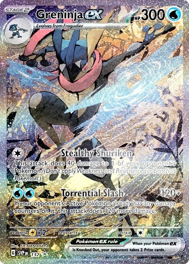 Greninja ex (132) [Scarlet & Violet: Black Star Promos] | Card Citadel